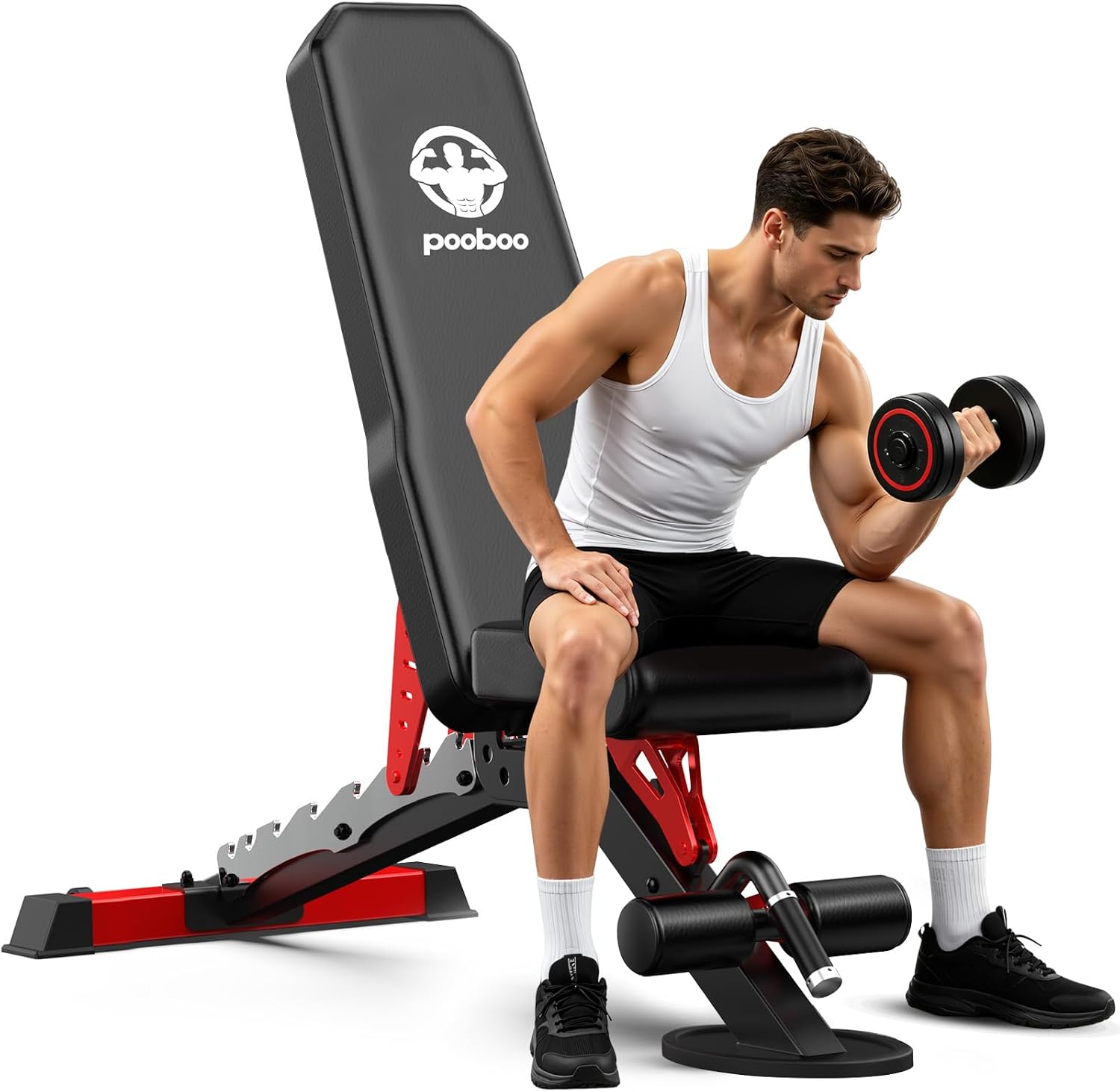 Home Gym Weight Bench - Adjustable Weight Bench, 1500 LBS FID