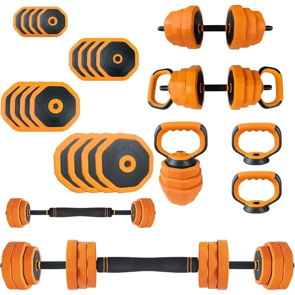 Home Gym Kettlebells - 44/66/88 LBS 4-In-1 Adjustable Home Gym