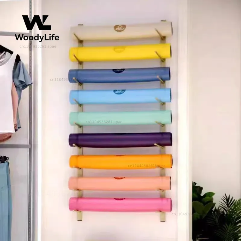 Studio Wall Rack Large Capacit - Home Gym Yoga Mat Storage recension och pris