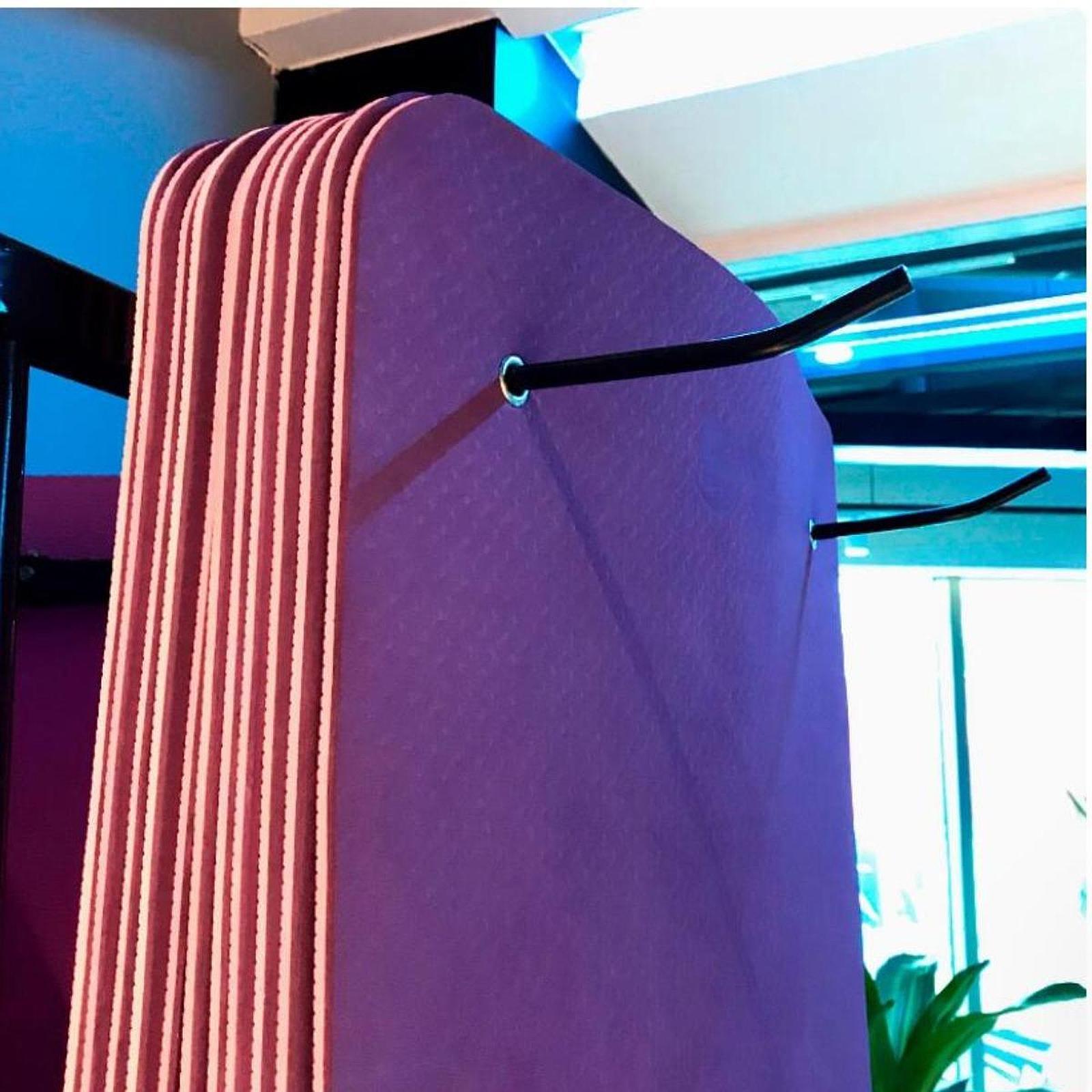 Metal Yoga Mat Holder Wall Mou - Home Gym Yoga Mat Storage recension och pris