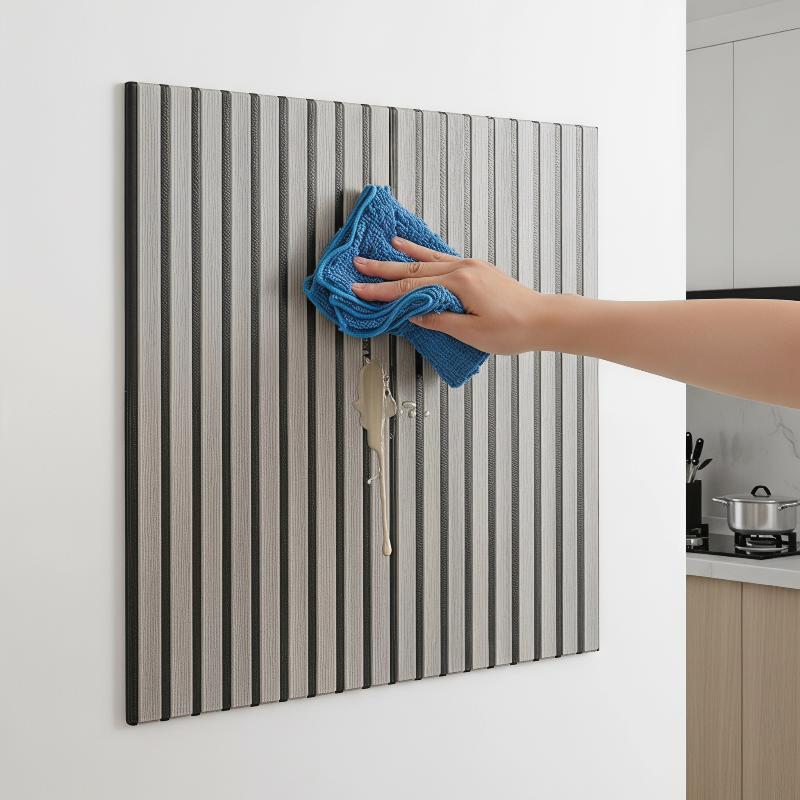 3D Wood Slat Wall Panels Eco-f - Home Gym Yoga Room recension och pris