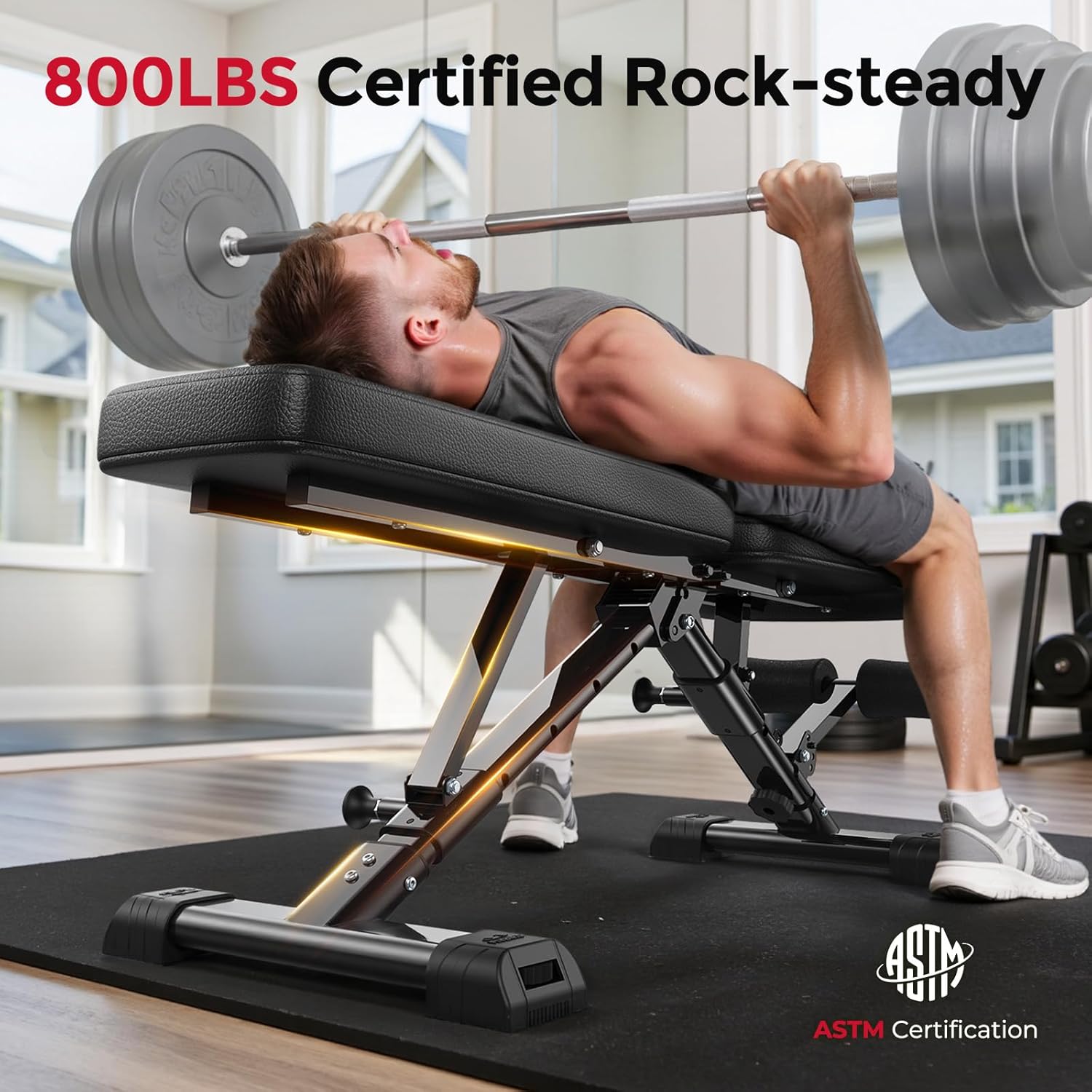 Home Gym Adjustable Weight Ben - Home Gym Weight Bench recension och pris