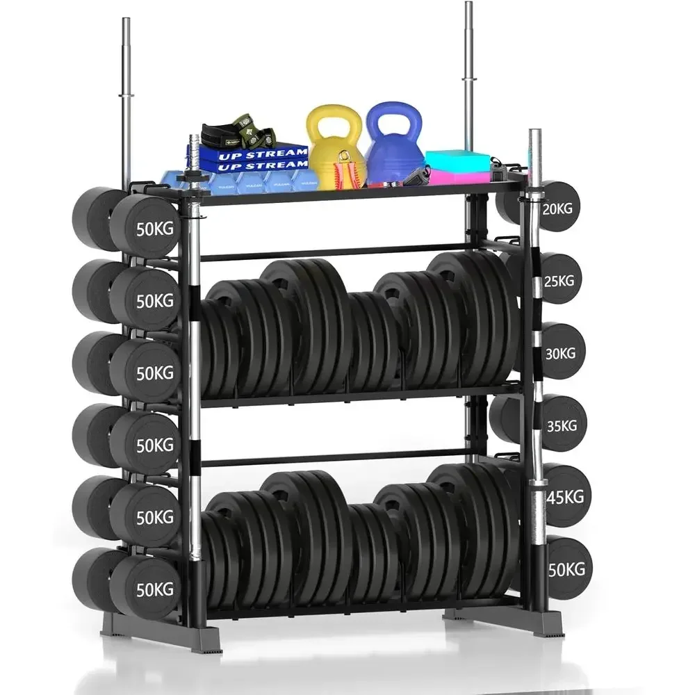 Weight Plate Storage Rack for  - Home Gym Kettlebells recension och pris