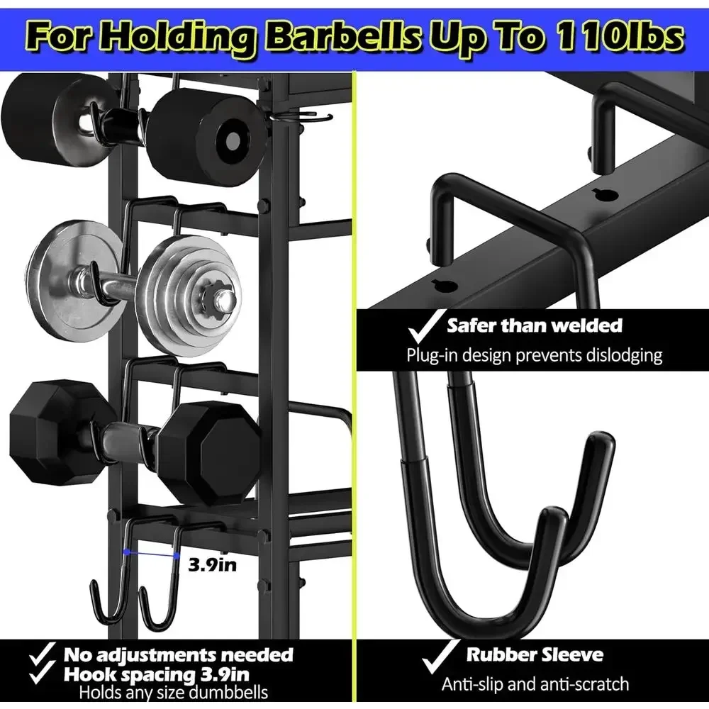Weight Plate Storage Rack for  - Home Gym Kettlebells recension och pris