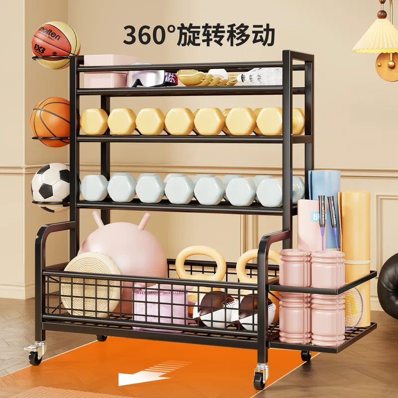 Heavy Duty Gym Storage Rack fo - Home Gym Yoga Mat Storage recension och pris