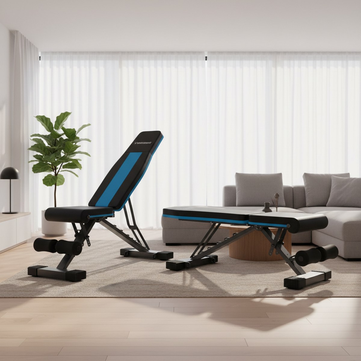 Adjustable Foldable Weight Ben - Home Gym Weight Bench recension och pris