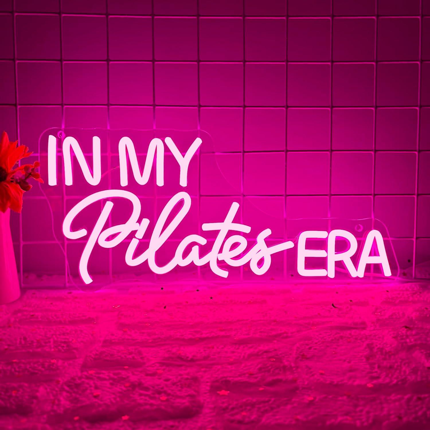 In My Pilates Era Neon Sign Di - Home Gym Yoga Room recension och pris