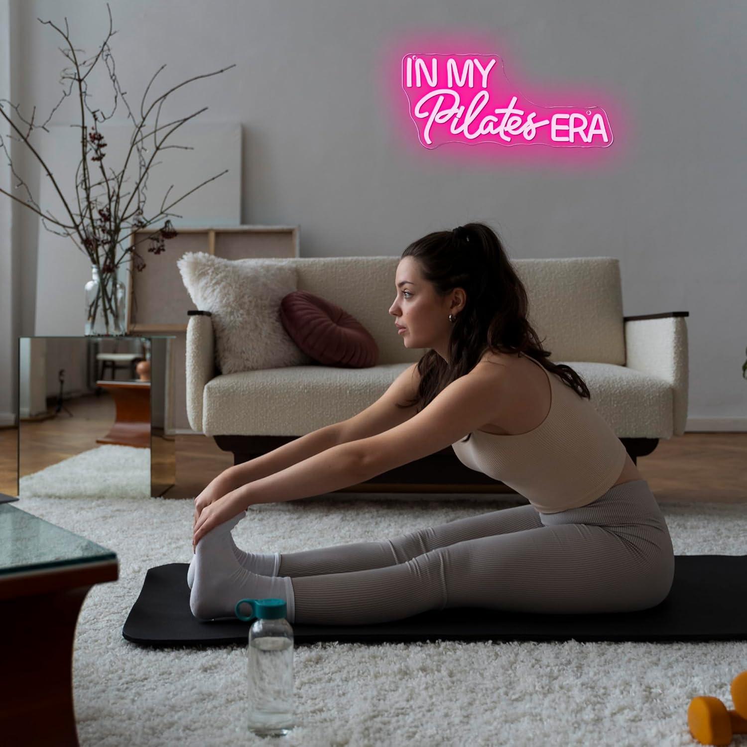 In My Pilates Era Neon Sign Di - Home Gym Yoga Room recension och pris