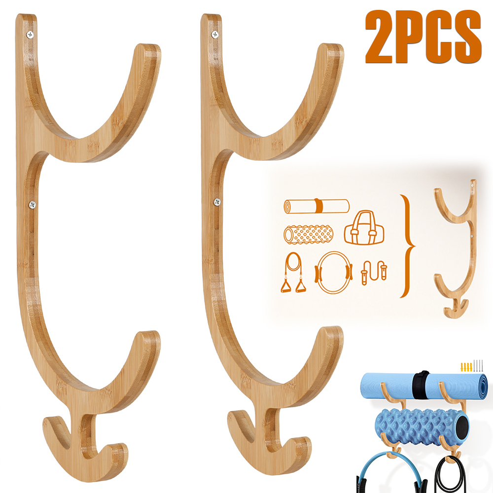 2Pcs Yoga Mat Storage Rack Wal - Home Gym Yoga Mat Storage recension och pris