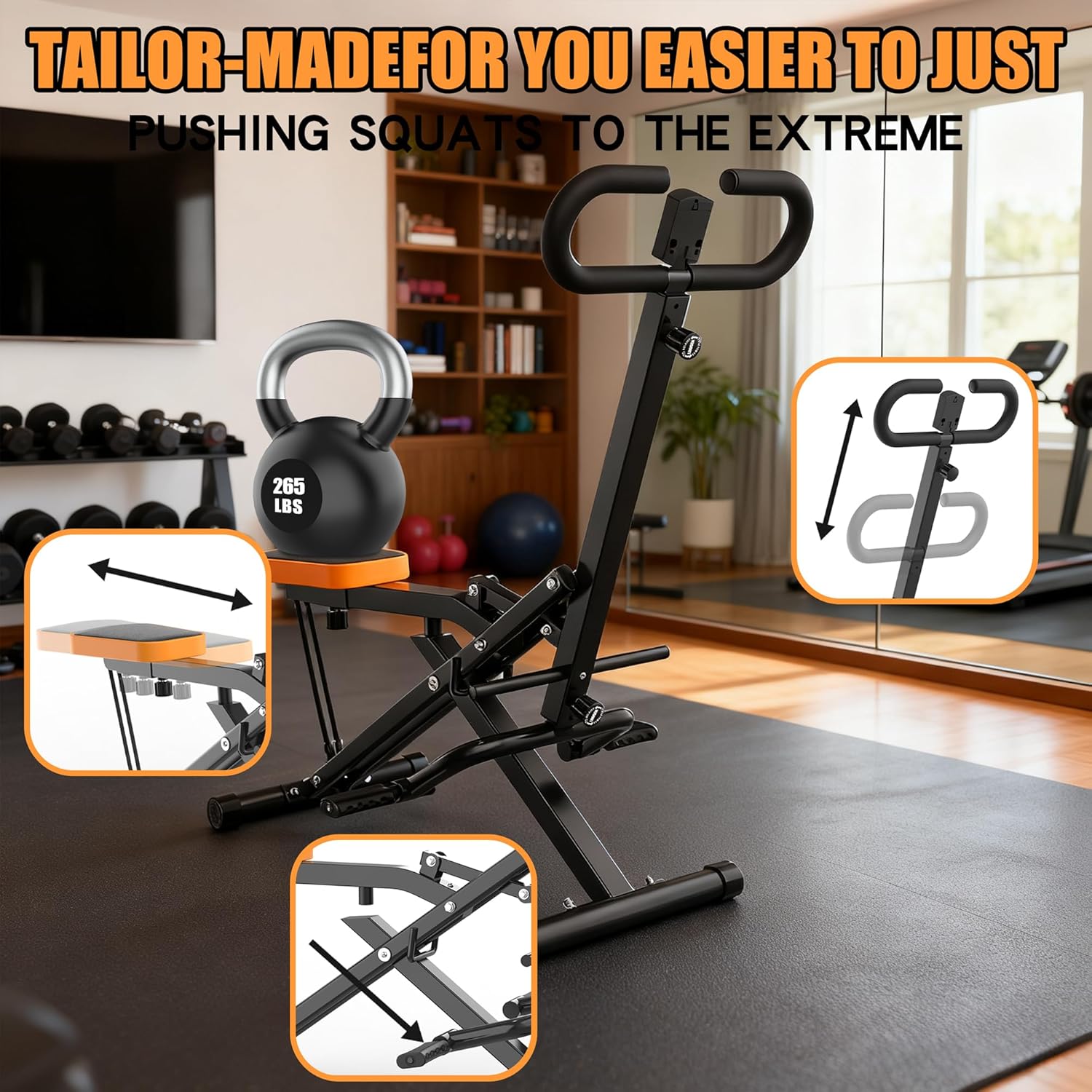 Squat Machine For Home, Assist - Home Gym With Leg Press recension och pris