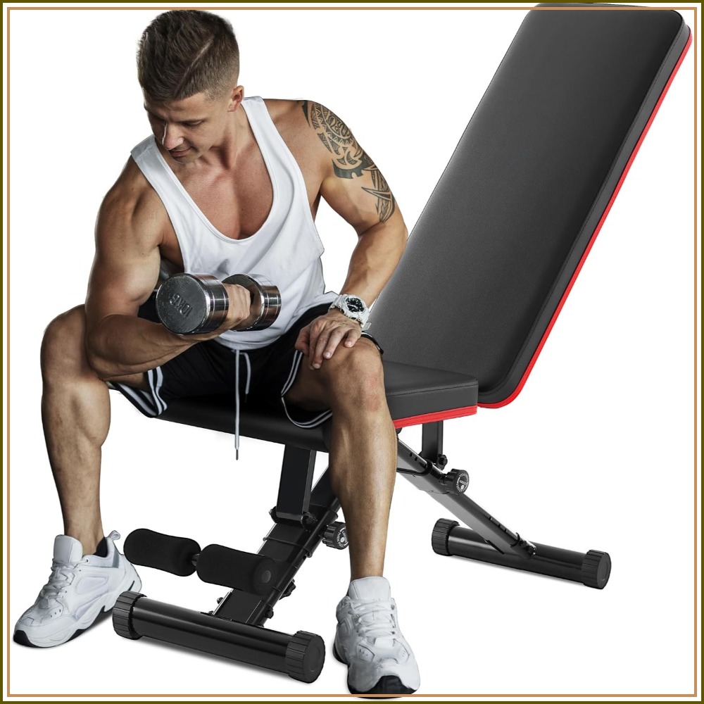 Adjustable Weight Bench for Fu - Home Gym Weight Bench recension och pris