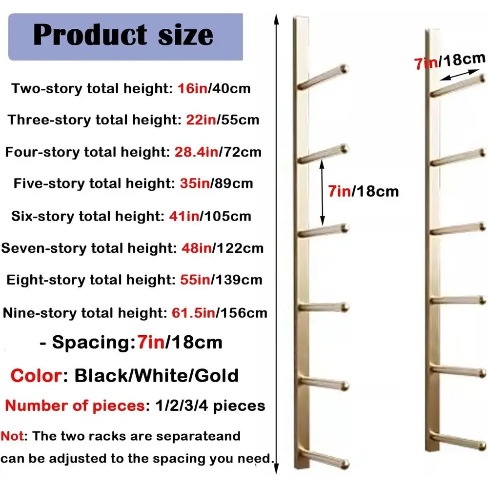 Wall-Mounted Metal Gym Rack fo - Home Gym Yoga Mat Storage recension och pris