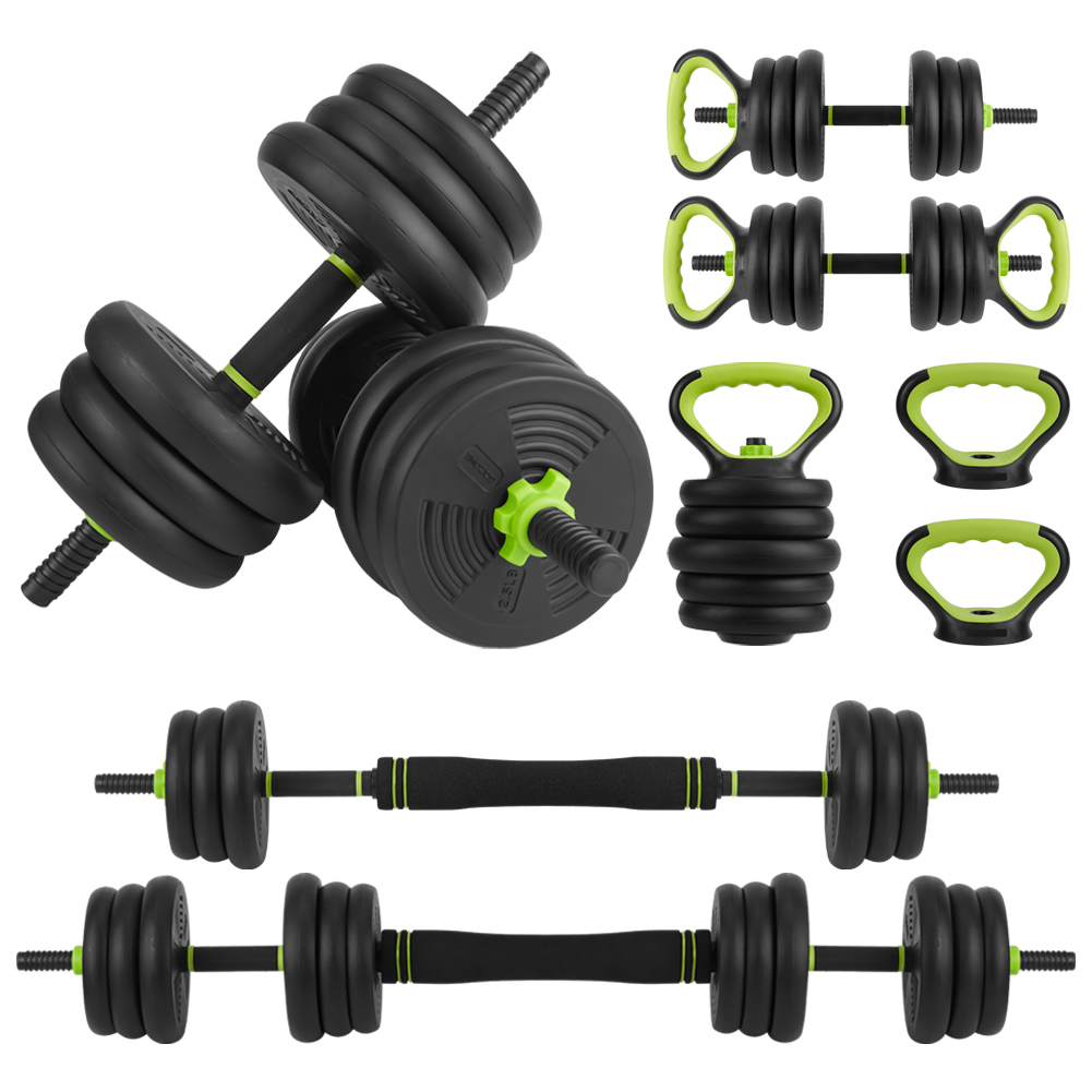 4 in 1 Adjustable Dumbbell Set - Home Gym Kettlebells recension och pris