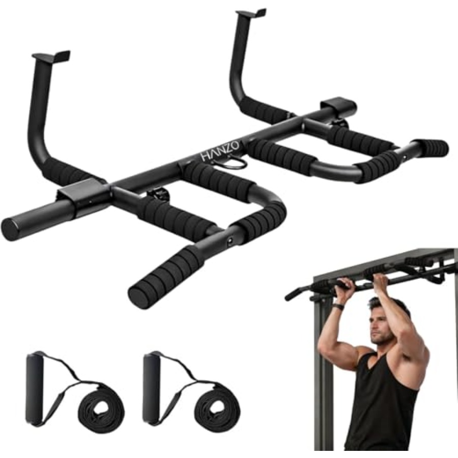 Doorway Pull Up Bar Set with S - Home Gym Multi recension och pris