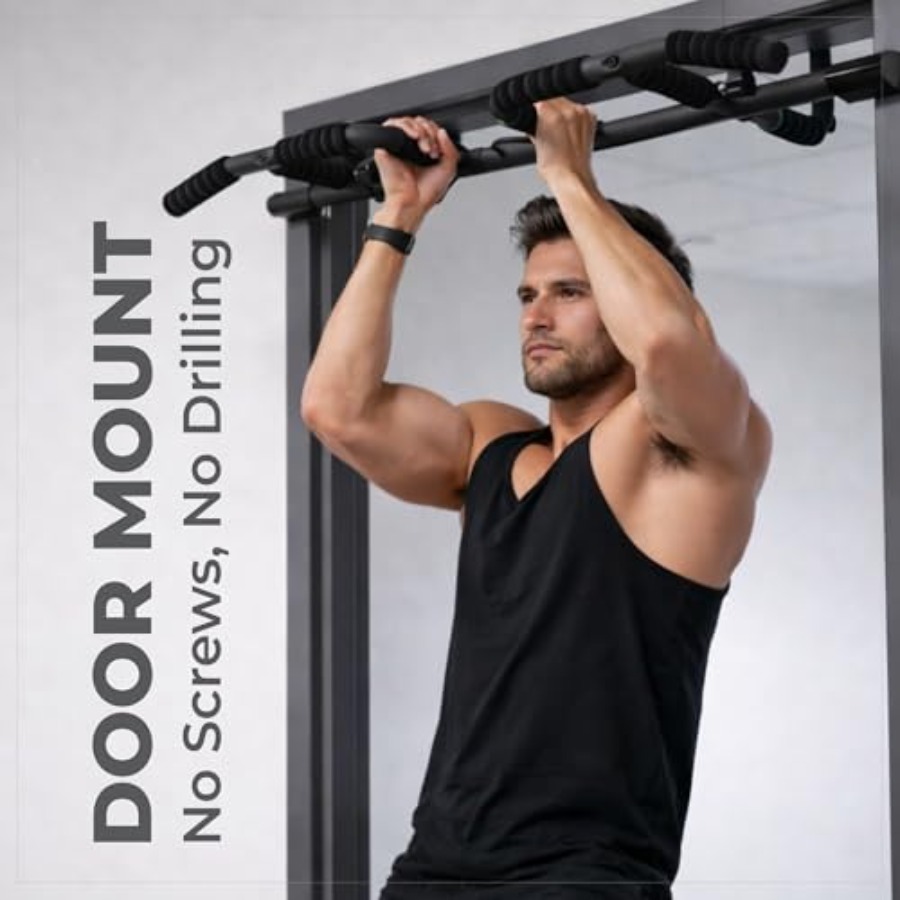 Doorway Pull Up Bar Set with S - Home Gym Multi recension och pris