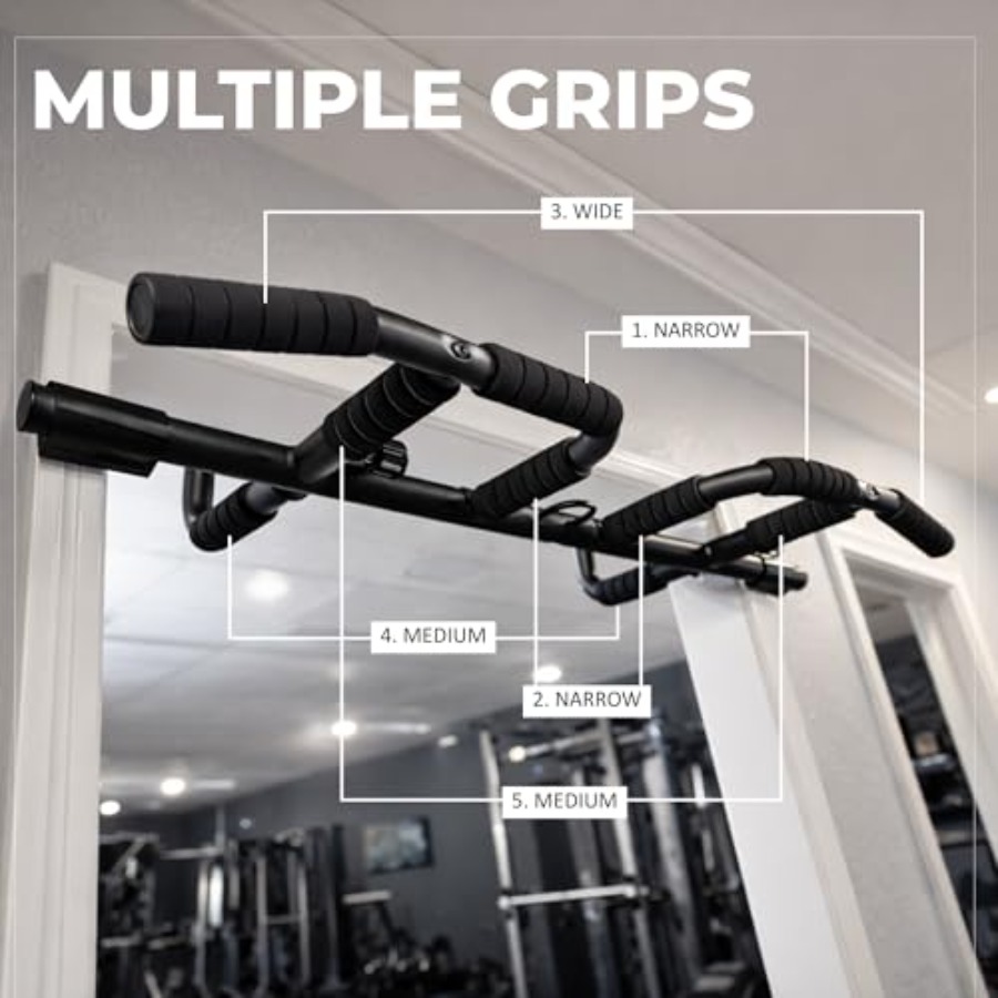 Doorway Pull Up Bar Set with S - Home Gym Multi recension och pris