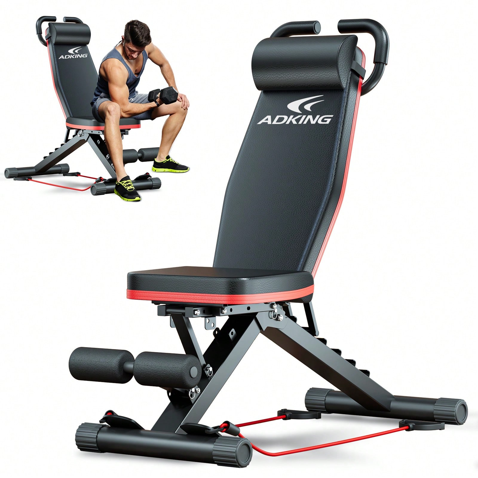 Standard Weight Bench, Bench P - Home Gym With Leg Press recension och pris