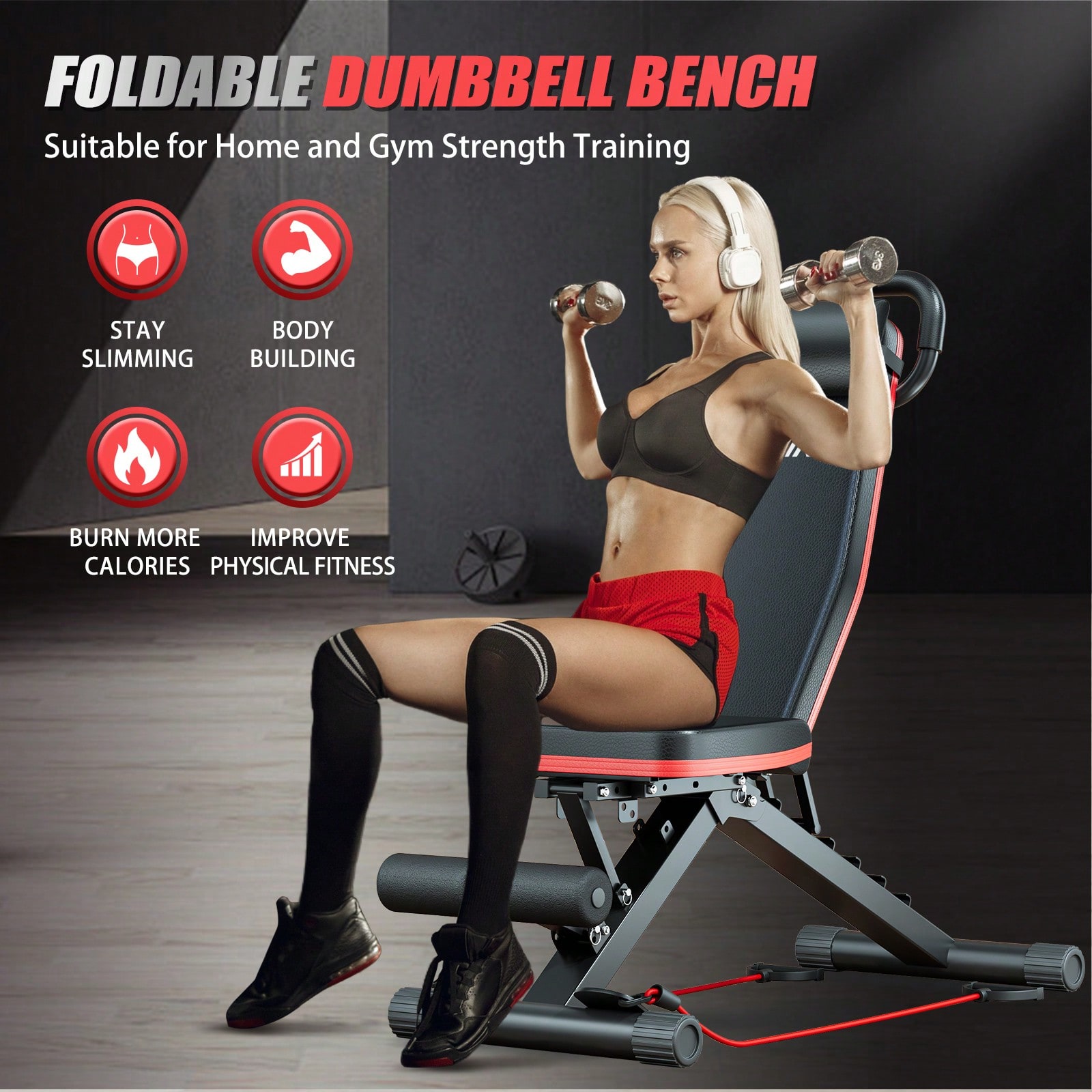 Standard Weight Bench, Bench P - Home Gym With Leg Press recension och pris