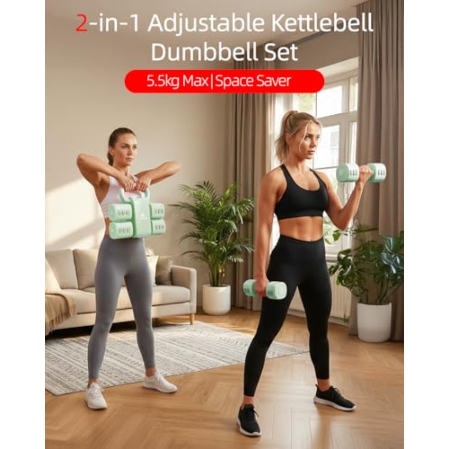 Home gym dumbbell set: 4-in-1  - Home Gym Kettlebells recension och pris