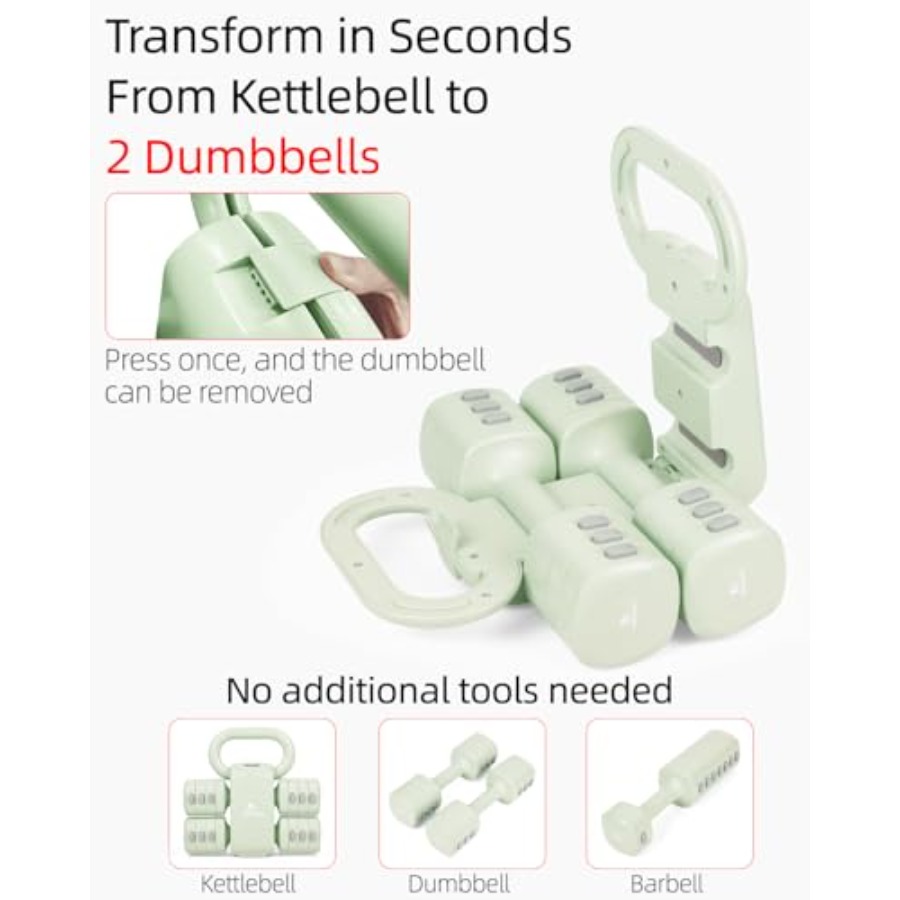 Home gym dumbbell set: 4-in-1  - Home Gym Kettlebells recension och pris