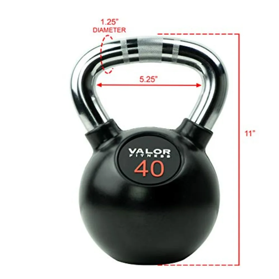 Chrome Kettlebell 40 lb for Ho - Home Gym Kettlebells recension och pris