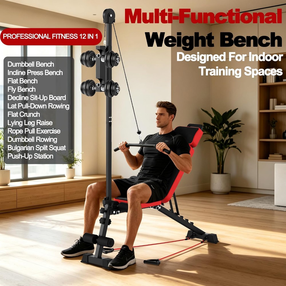 Multi-Functional Weight Bench  - Home Gym Weight Bench recension och pris