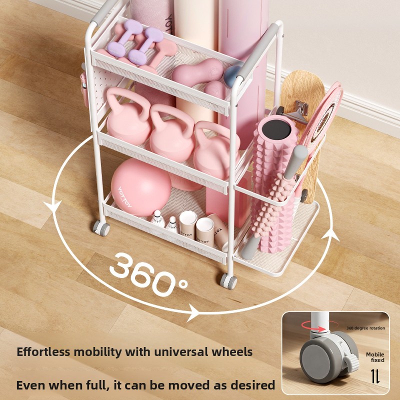 Minimalist Iron Storage Rack M - Home Gym Yoga Mat Storage recension och pris