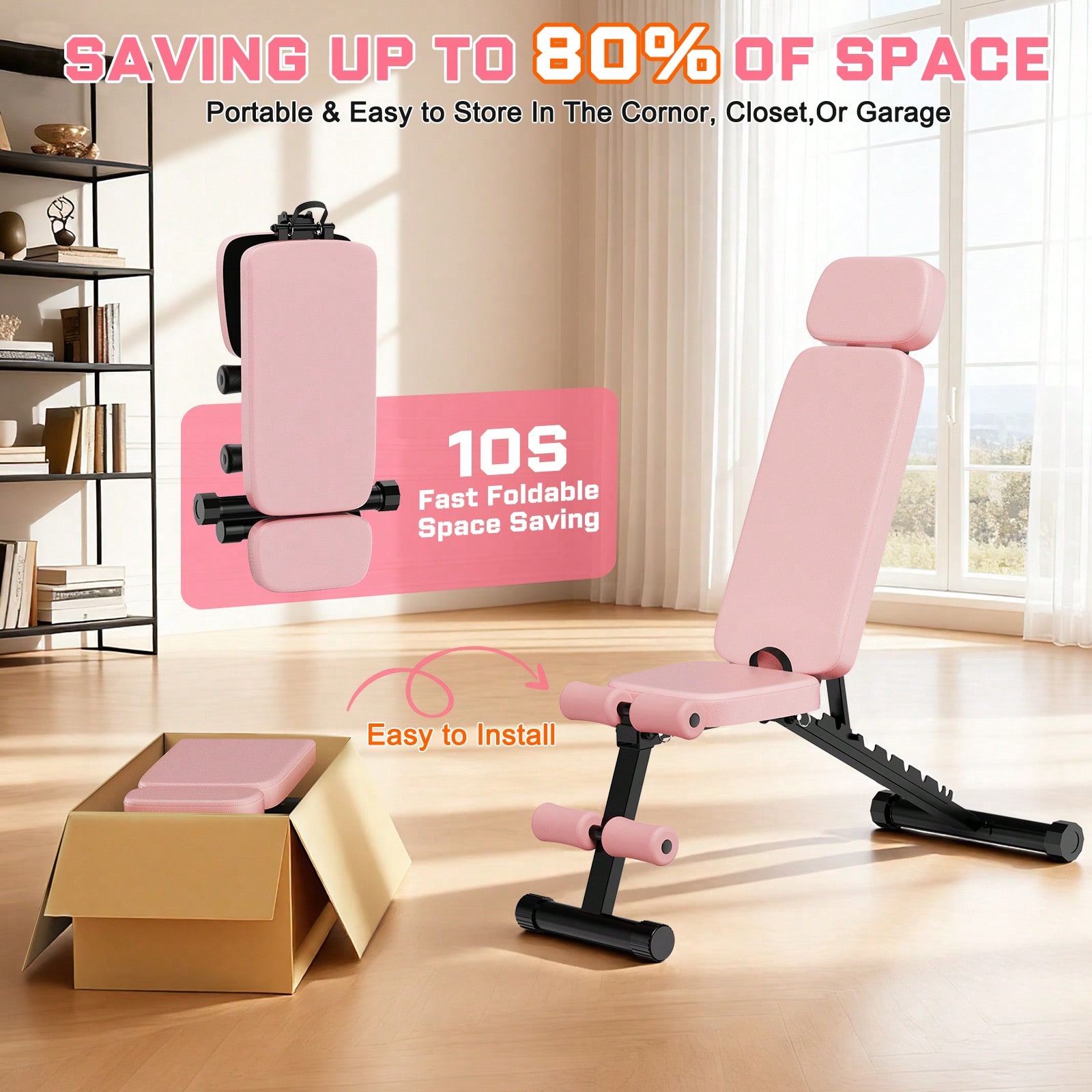 GIKPAL 9 Positions Adjustable  - Home Gym Weight Bench recension och pris