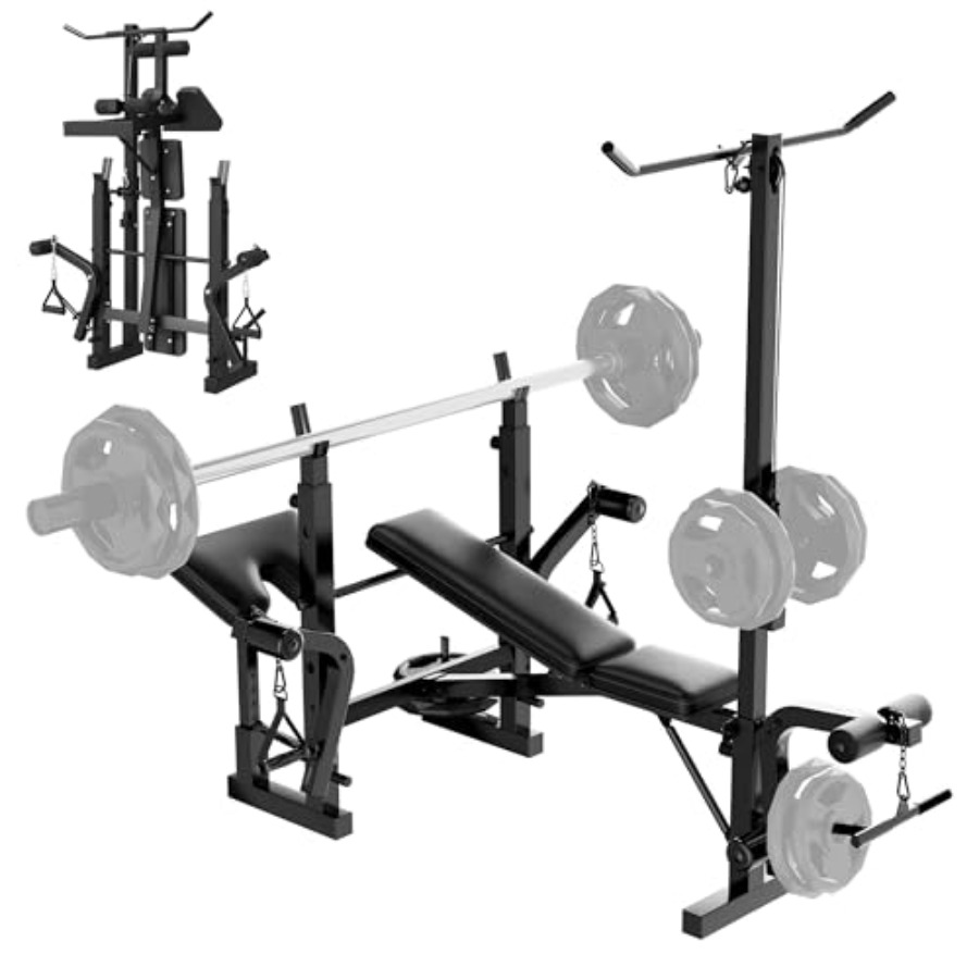 Home Gym Weight Bench Set: Ste - Home Gym With Leg Press recension och pris