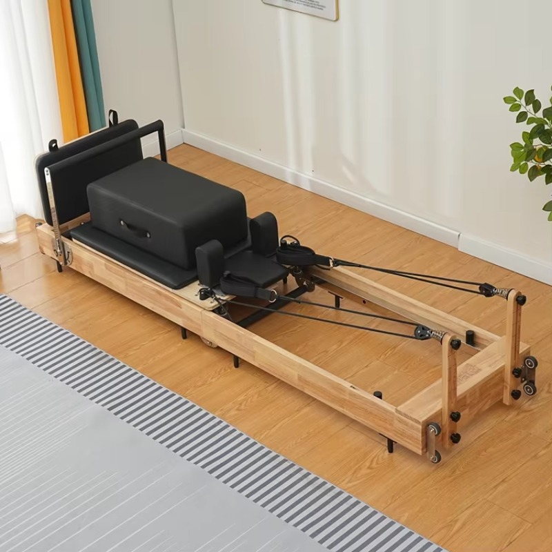 Wood Folding Pilates Reformer  - Home Gym Yoga Room recension och pris