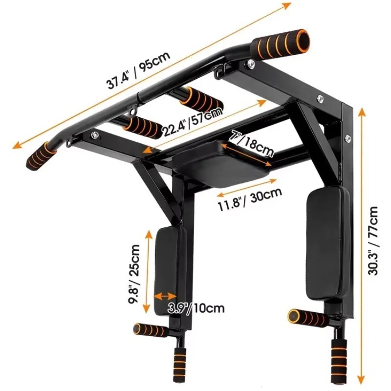 Wall-Mounted Pull-Up Bar for I - Home Gym Multi recension och pris
