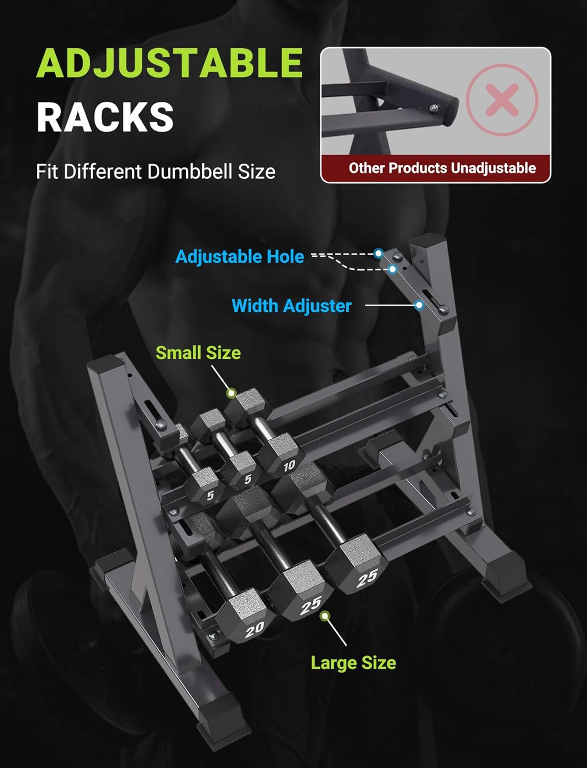 Home Gym Dumbbell Rack, 3 & 5  - Home Gym Usa recension och pris